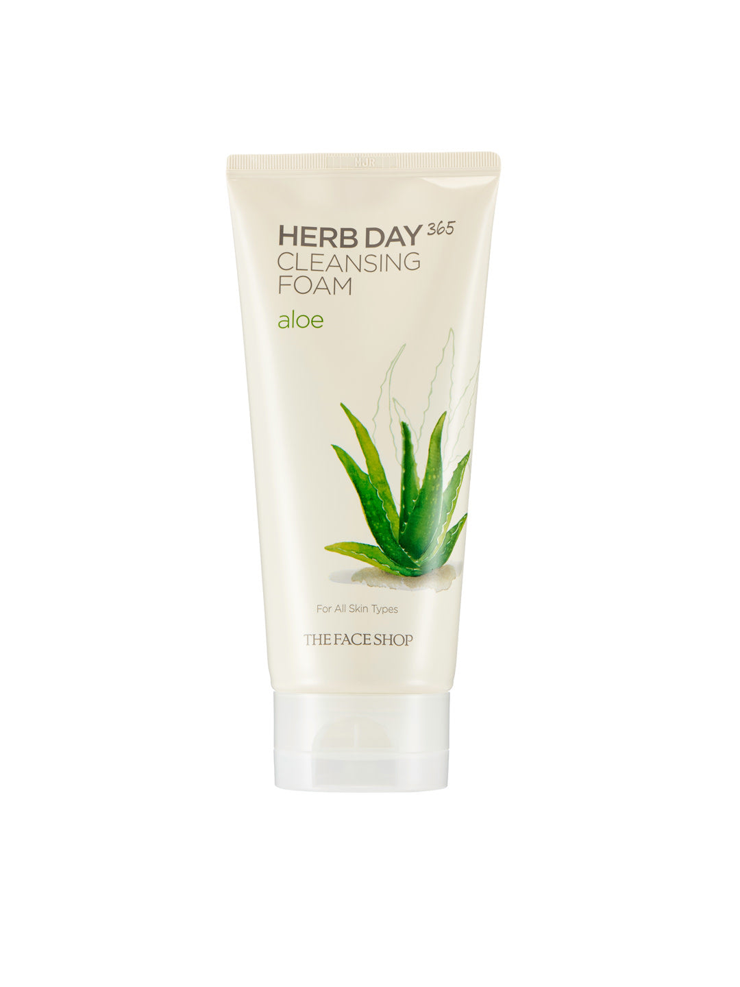 THE FACESHOP Herb Day 365 Cleansing Foam Aloe - Misumi Cosmetics Nepal