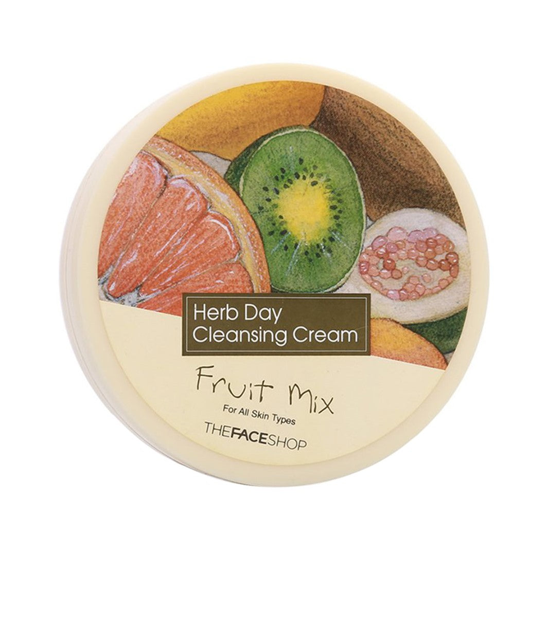 THE FACESHOP Herb Day Cleansing Cream Fruitmix - Misumi Cosmetics Nepal