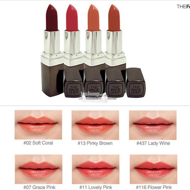 The Face Shop Black Label Lipstick - Misumi Cosmetics Nepal