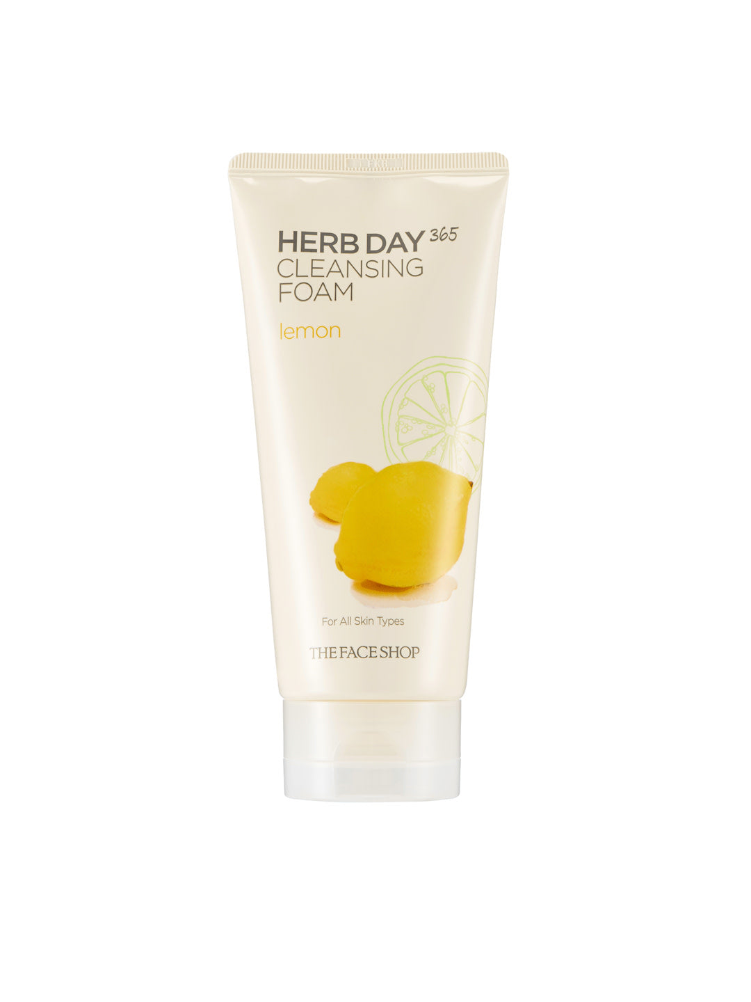 THE FACESHOP Herb Day 365 Cleansing Foam Lemon - Misumi Cosmetics Nepal
