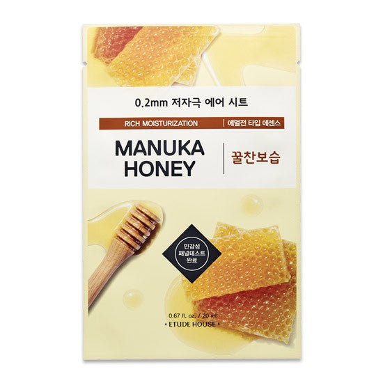 Etude House Therapy 0.2 Air Mask Manuka Honey - Misumi Cosmetics Nepal