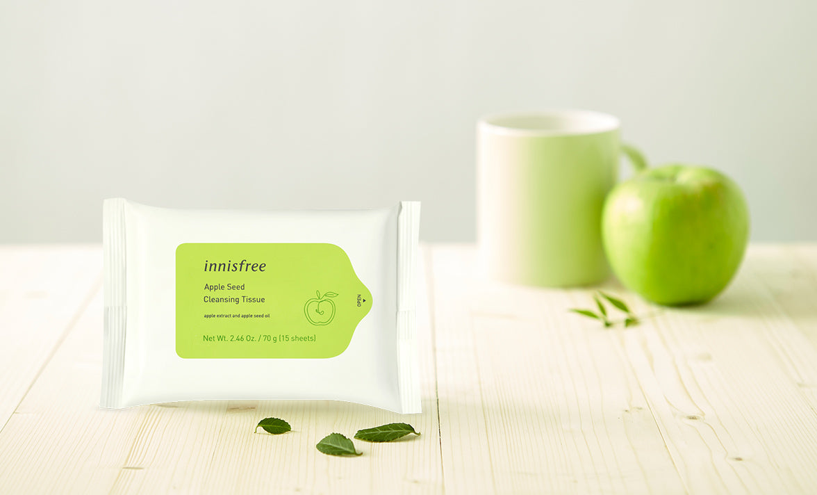 Innisfree Apple Seed Cleansing Tissue 15 sheets - Misumi Cosmetics Nepal